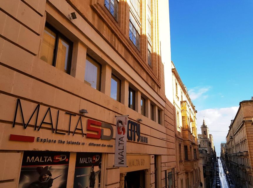 20-Minute Audio-Visual Show + Optional Valletta Audio Guide - The historical sequence, from temples to wartime Malta
