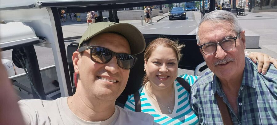 A more complete and fun audio-guided tour with an urban tuk-tuk - Old Madrid: Plaza de la Villa, San Miguel, and Plaza Mayor