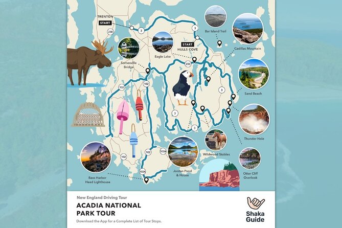 Acadia National Park Self-Guided Audio Tour - Cadillac Mountain and the ride to Somesville