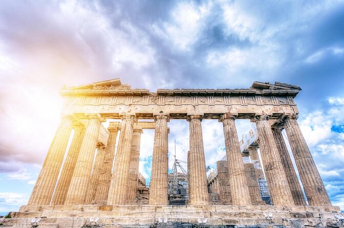 Acropolis & Parthenon Admission Ticket w/ self guided audio tours - Climbing from the Propylaea to the Parthenon
