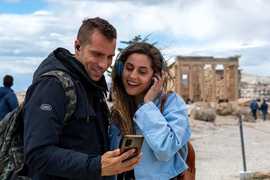 Acropolis Self-Guided Smartphone Tour w/Audio & 3D(No entry) - Audio quality and language choices