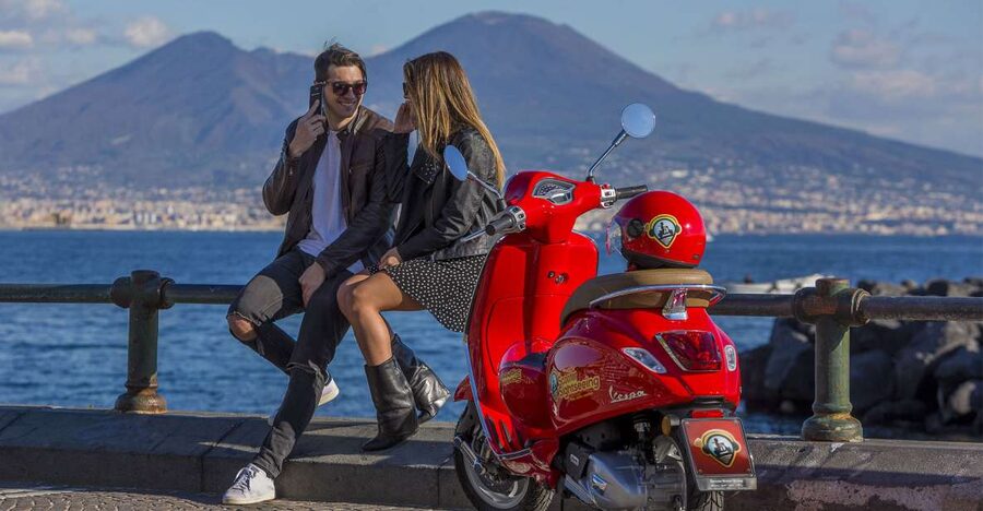 Amazing audioguided Vespa Tour of Naples - with driver - From Piazza Municipio to the royal quarter