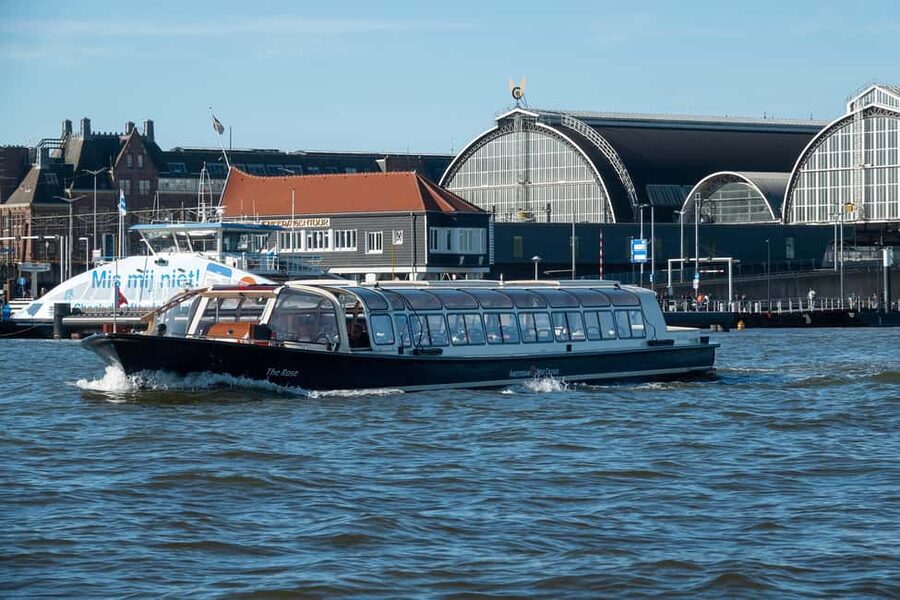 Amsterdam: Canal Cruise with Live Commentary & Audio Guide - The Anne Frank House and Western Church