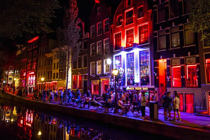Amsterdam Red Light District: City Walk Audio Guide on your Phone - The Condomerie on Warmoesstraat
