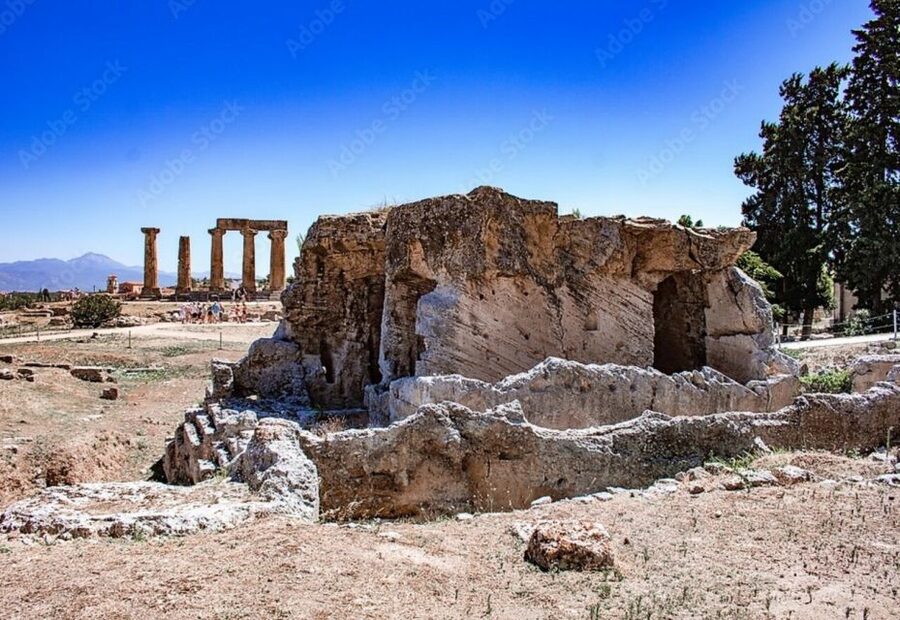 Ancient Corinth Self-Guided Tour with 3D & Audio (No Ticket) - Panoramic views from above