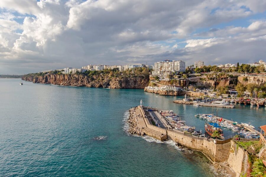 Antalya: Self-Guided Audio City Tour on Your Phone - The Old Town marina and harbor views