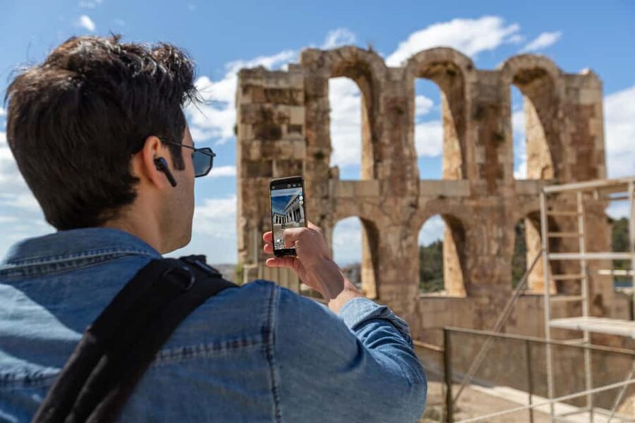 Athens: Acropolis Self-Guided Audiovisual Tour w/ 3D Models - Starting at the West Slope Entrance