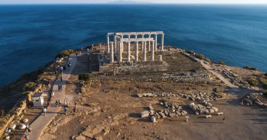 Athens: Cape Sounion &Temple of Poseidon Sunset Tour & Audio - Vouliagmeni Lake, a useful but brief stop