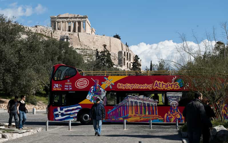 Athens: Hop-On-Hop-Off & Acropolis & Acropolis Mus.& 3 audio - A practical way to fit Athens into one day
