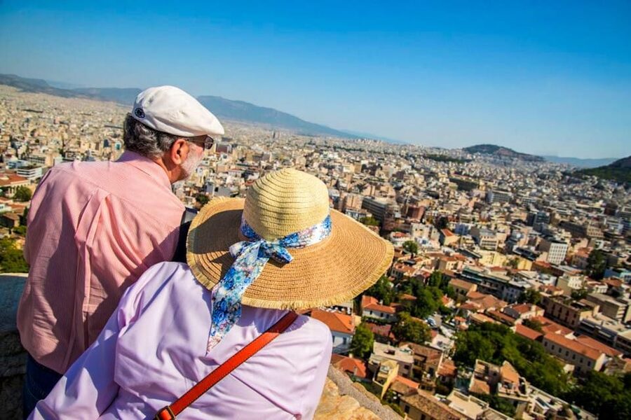 Athens: Hop-On-Hop-Off & Acropolis & Acropolis Mus.& 3 audio - See the Acropolis Museum after the hill