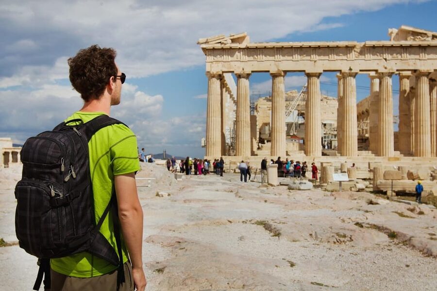 Athens: Hop-On-Hop-Off & Acropolis & Acropolis Mus.& 3 audio - Walk Plaka with stories in your ears