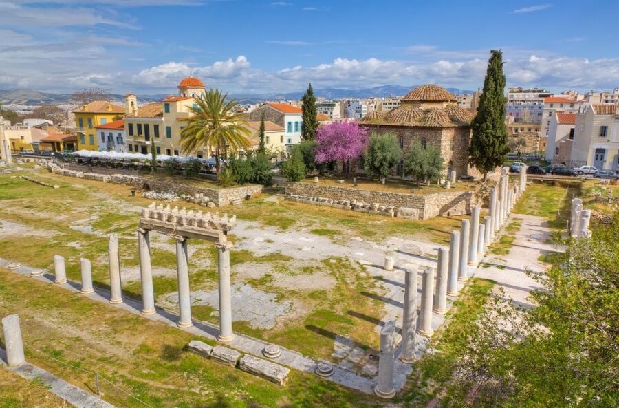 Athens: Roman Agora & Ancient Agora E-ticket & 2 Audio Tours - Exploring the Ancient Agora and Stoa of Attalos