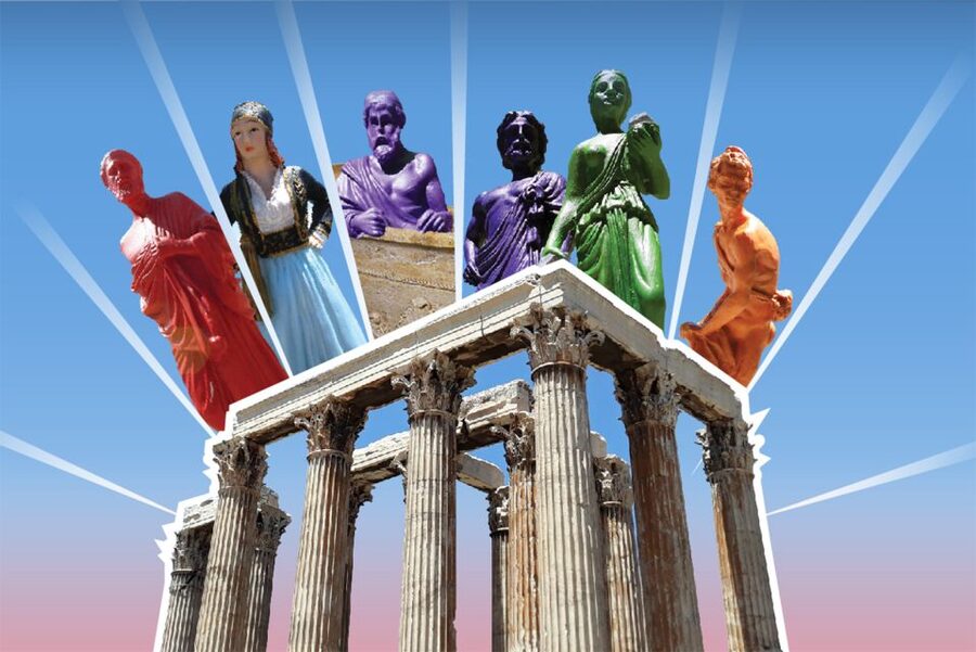 Athens: Temple of Olympian Zeus Ticket and Audio Tour - Entering the Olympieion beside Athens’ modern streets
