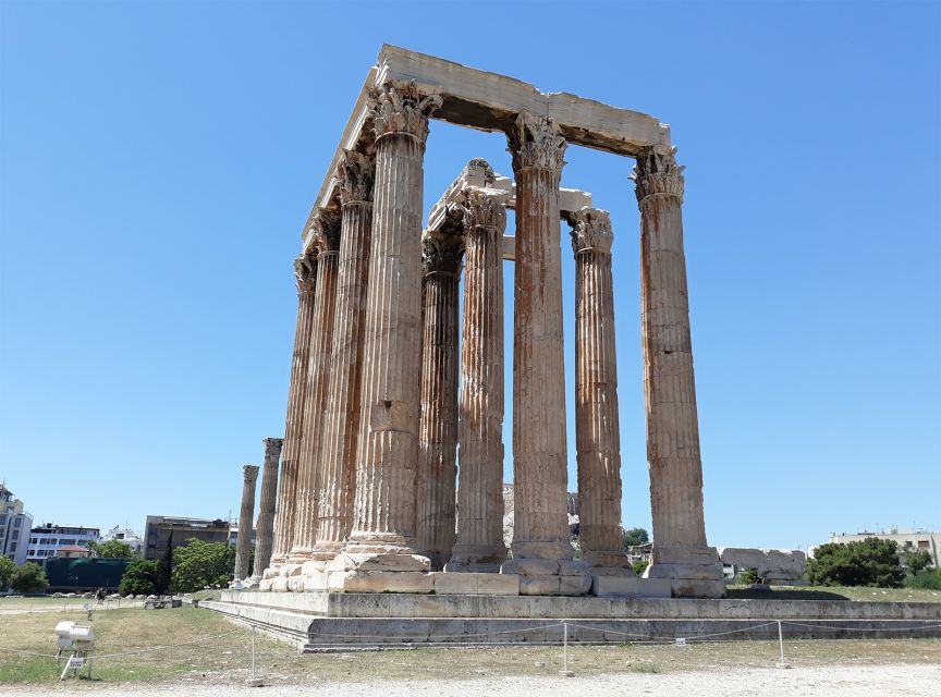 Athens: Temple of Olympian Zeus Ticket and Audio Tour - Zeus, storms, and the damage left behind