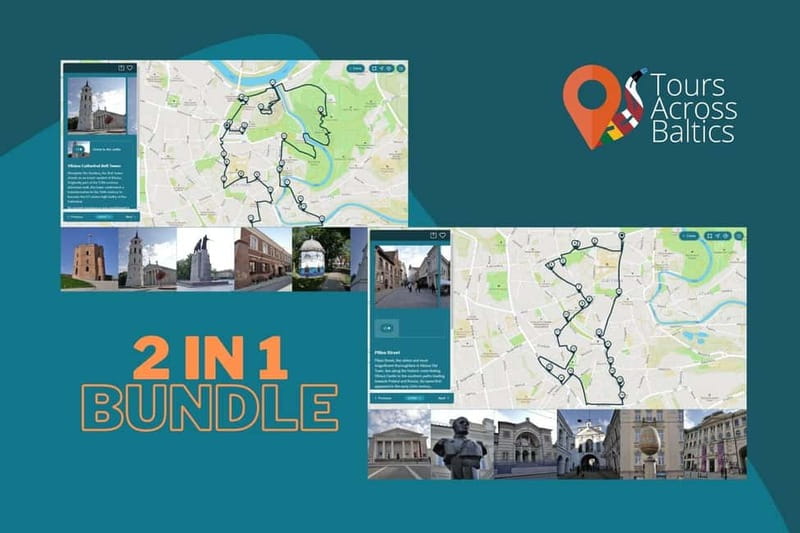 Audio Tour of Vilnius Old Town Core and the South Part 2in1 - Two walks that explain Vilnius Old Town