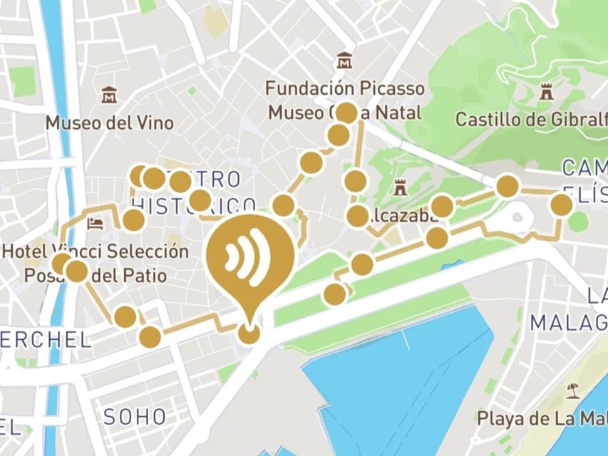 Audioguide City Walk Malaga for cruises (German & English) - What the 2 to 3 hour old-town route gives you