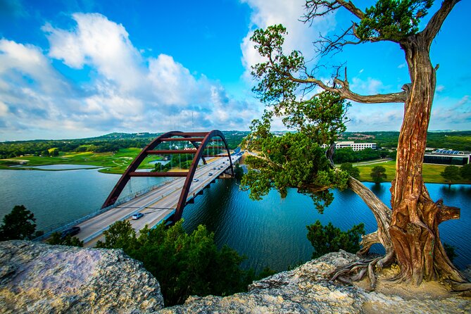 Austin Self-Guided Driving & Walking Audio Tour Guide - Pennybacker Bridge and the 360 view