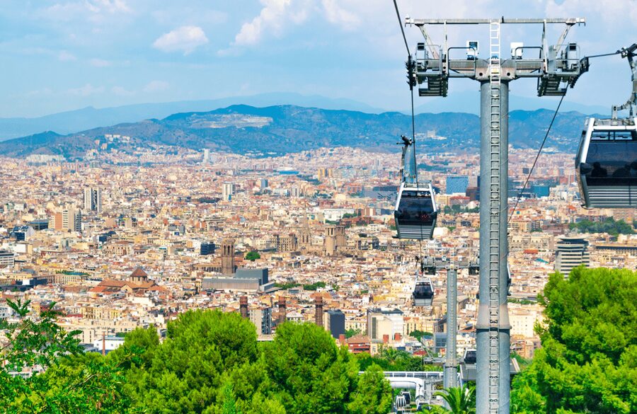 Barcelona: Montjuïc Cable Car Ticket with Audio Guide - The views from Montjuïc are the main reward