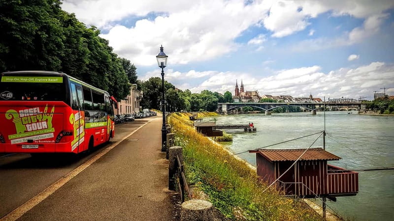 Basel: Sightseeing Bus Tour with Audio Guide - The first circuit through old Basel