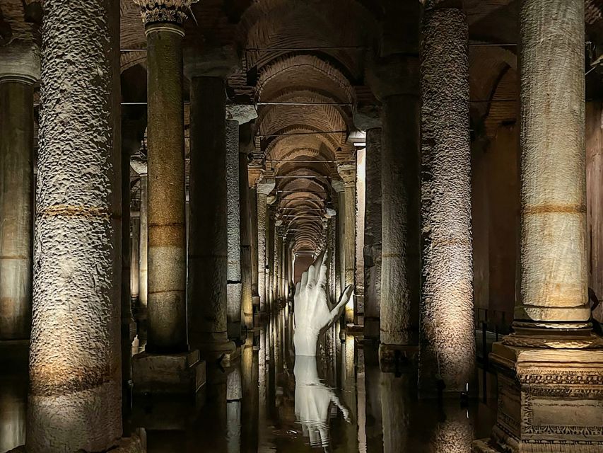 Basilica Cistern Guided Tour & Blue Mosque Audio Guide - The Medusa heads and their strange placement