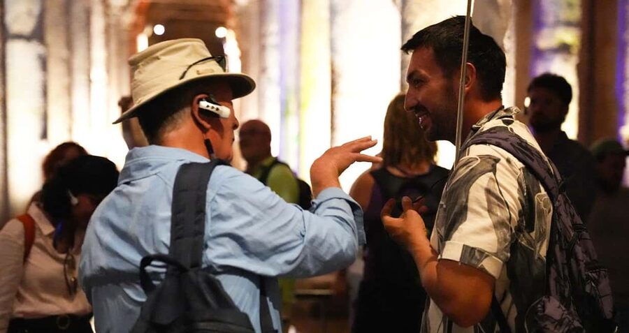 Basilica Cistern Guided Tour & Blue Mosque Audio Guide - Staying inside after the guide leaves