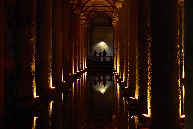 Basilica Cistern Skip-the-Ticket-Line Entry with Audio Guide - Descending the 52 steps
