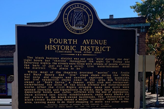 Birmingham Civil Rights Walk of Freedom Smartphone Audio App Tour - Eddie Kendrick Memorial Park and Birmingham music