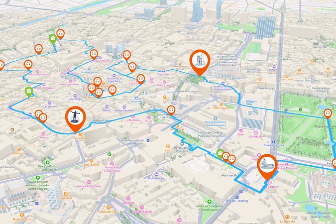 Brussels Audioguided walking tour 2h40 and 25 reviews - How the Brussels audio walk works