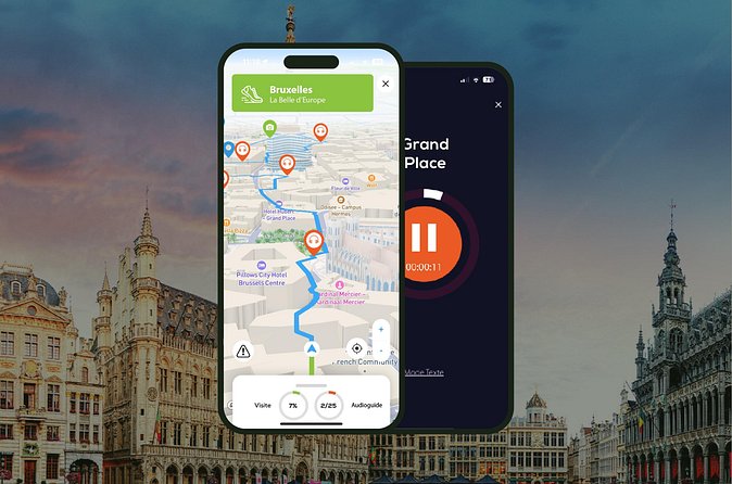 Brussels Audioguided walking tour 2h40 and 25 reviews - Sainte-Catherine and the creative side of the city