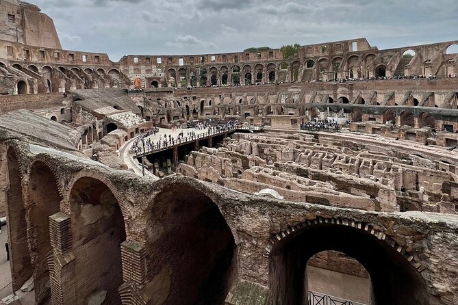 Colosseum Arena with an Audio Guide App - Palatine Hill and the remains above the Forum