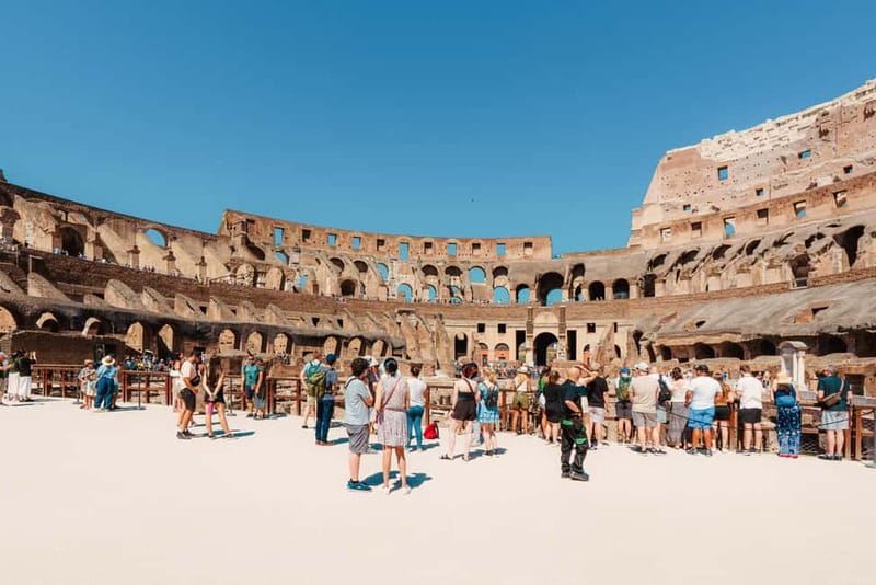 Colosseum & Roman Forum Entry with Audio Guide - Entering the Colosseum at a fixed time