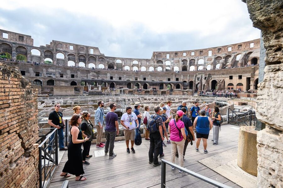 Colosseum, Roman Forum, Palatine Hill access and AudioGuide - Entering the Colosseum for 75 minutes