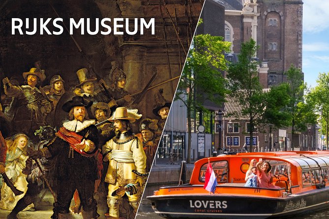 Combo Ticket: Rijksmuseum Amsterdam & 1h Cruise with Audio Guide - The canal cruise gives you Amsterdam from water level