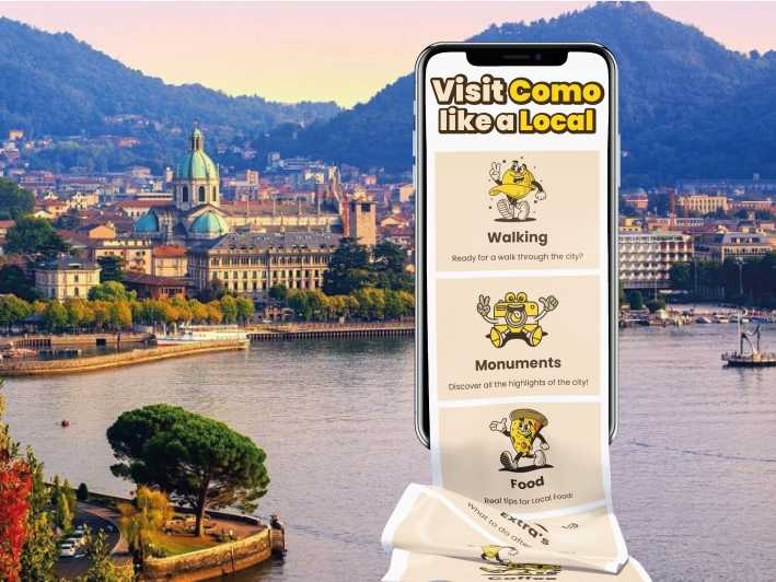 Como: Digital Audioguide made with a Local for your Tour - Food tips give the route a local purpose