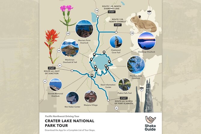 Crater Lake National Park Self-Guided Audio Tour - Crater Lake Lodge and Discovery Point