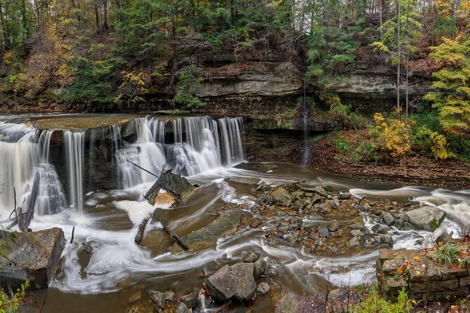 Cuyahoga Valley National Park Self-Guided Driving Audio Tour - Yellow houses and an old paper mill