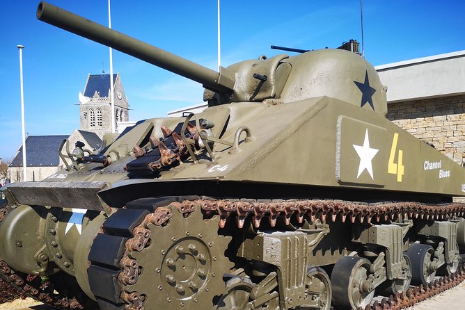 D-Day private tour Omaha + Utah Beach from Caen with audio guide - Arromanches explains the artificial harbor
