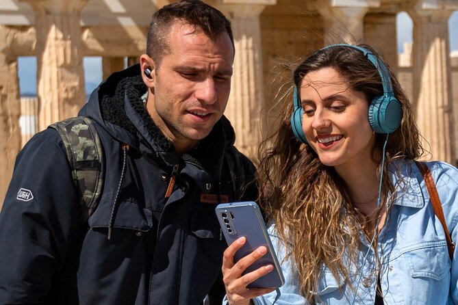 Delphi: Self-guided Audiovisual Tour with 3D Representations - Starting at the Athenian Treasury