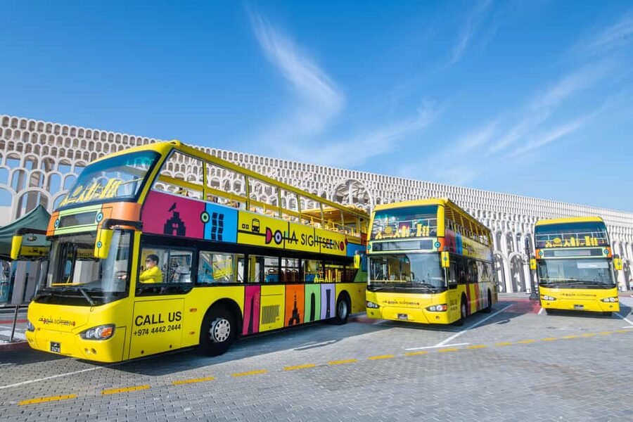 Doha: 24-Hour Hop-On Hop-Off Bus Ticket with Audio Guide - Katara Cultural Village, art, performance, and open space