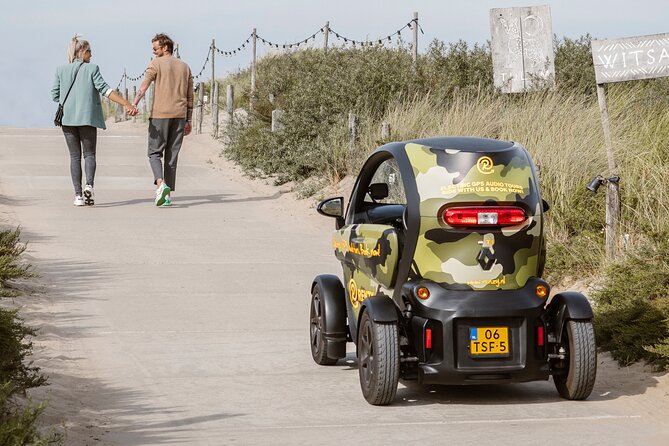 Drive it yourself electric Dune and Beach GPS audio tour - Hotel van Oranje and the Noordwijk resort view