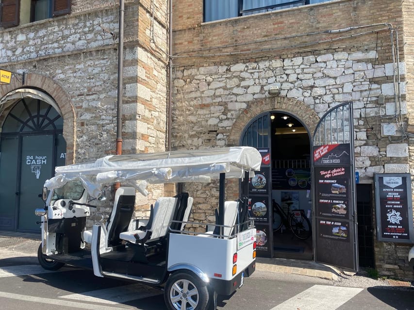 E - Tuk Panoramic Tour Assisi with audio guides - Why the electric tuk-tuk makes sense in Assisi