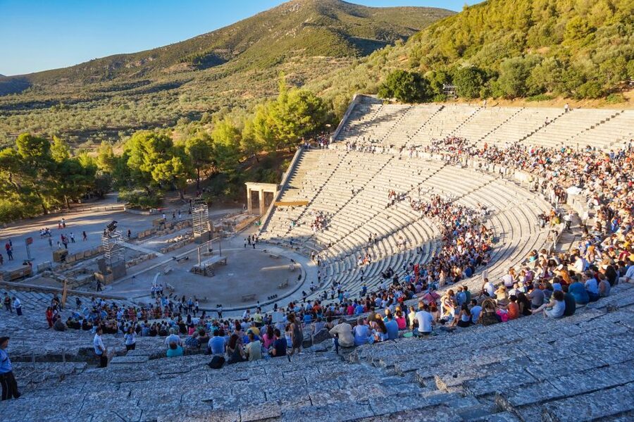 Epidaurus: Temple of Asclepius & Theatre with optional audio - Choosing the audio option