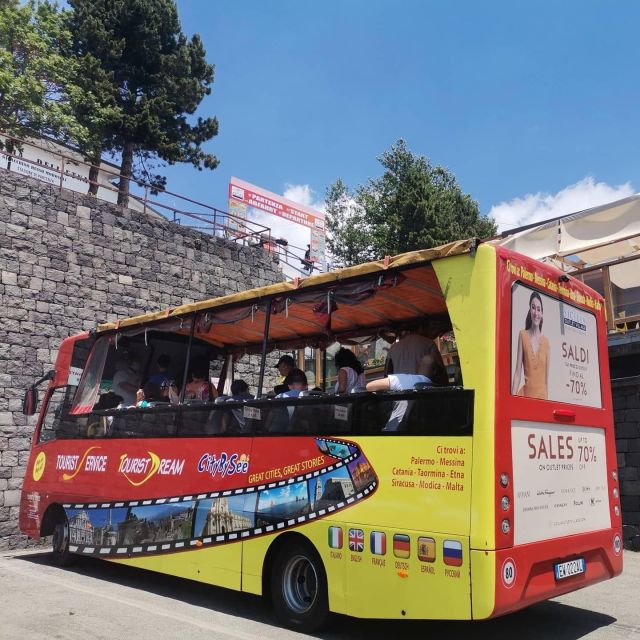 Etna by Panoramic Bus, Audioguide 9 languages, from Catania - Three and a half hours at Rifugio Sapienza