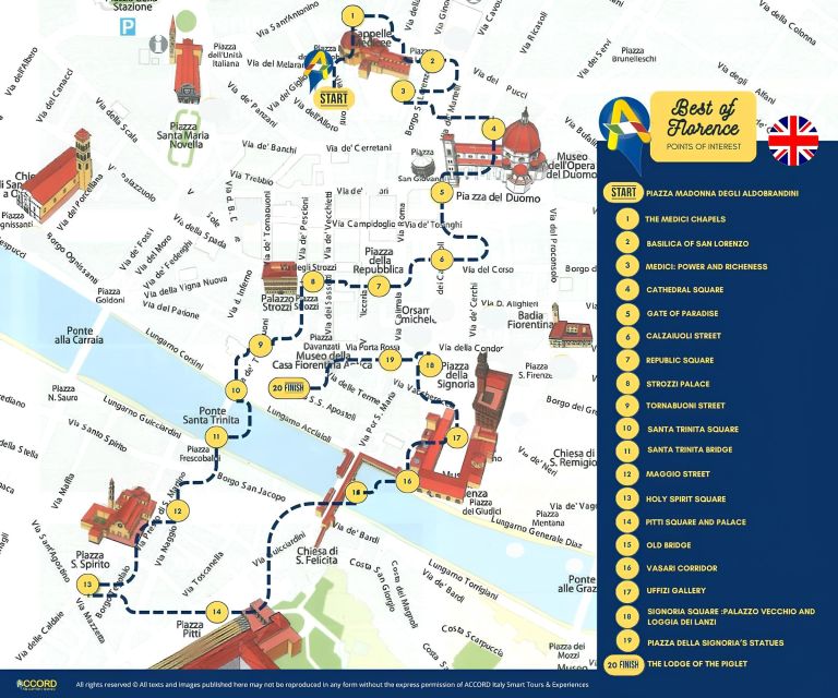 Florence: 2.5 hour Audio Guided Walking Tour led by Host - Palaces, fashion, and the route toward the Arno