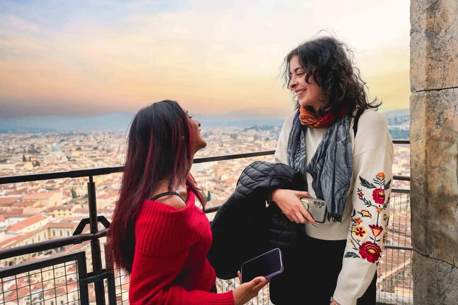 Florence: Dome Climb Entry Ticket with Digital Audio Guide - Reaching the rooftop view