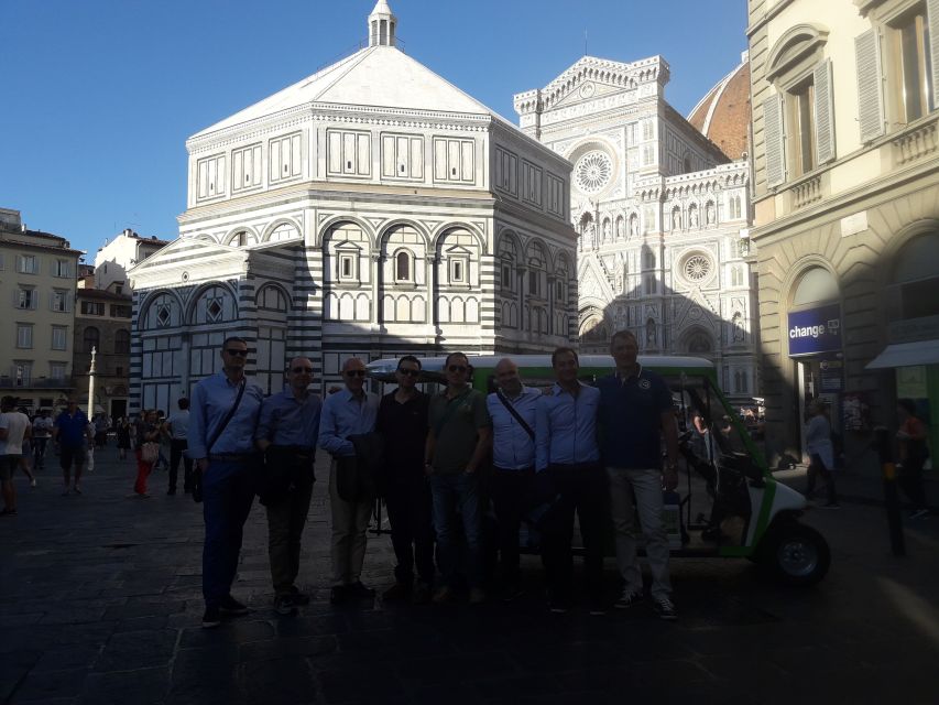 Florence: Eco-Friendly Golf Cart City Tour with Audio Guide - Key points at a glance