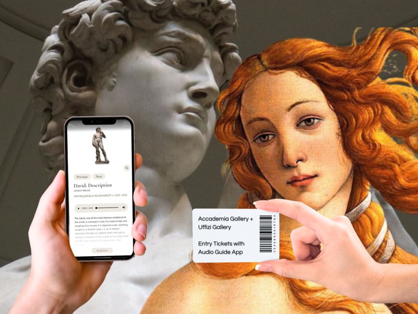 Florence: Uffizi & Accademia Priority Tickets with Audio App - Key points before you book