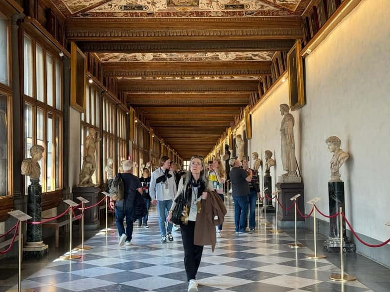 Florence: Uffizi Gallery Timed Entry Ticket & Audio Guide - Start upstairs, then work at your own pace