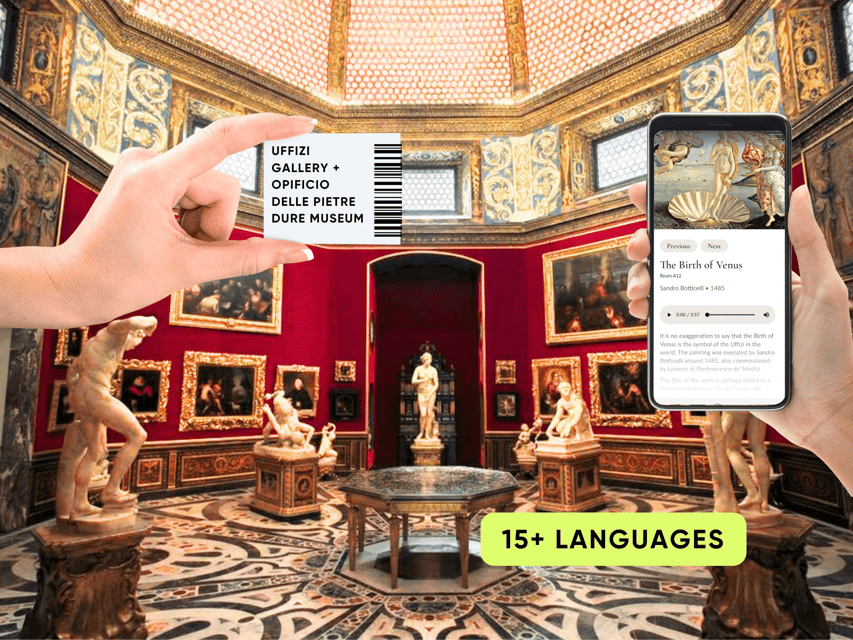 Florence: Uffizi Priority Ticket & Masterpieces Audio App - Key points to know before you go