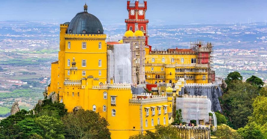 From/To Lisbon: Sintra Hop-on Hop-off Tickets + Audio Guide - Pena Palace, Sintra’s colorful hilltop showpiece